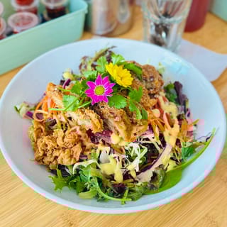 Delicious Fried Chicken Salad